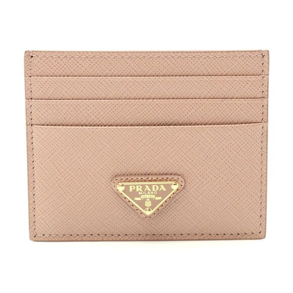 Prada Saffiano Leather Card Case Pink - Picture 1 of 6